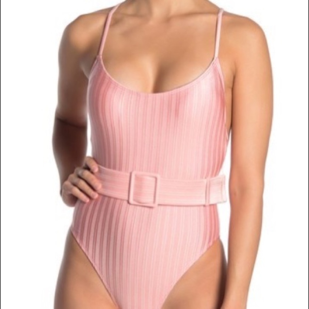 The Bikini Lab NWT gorgeous pink one piece swim s